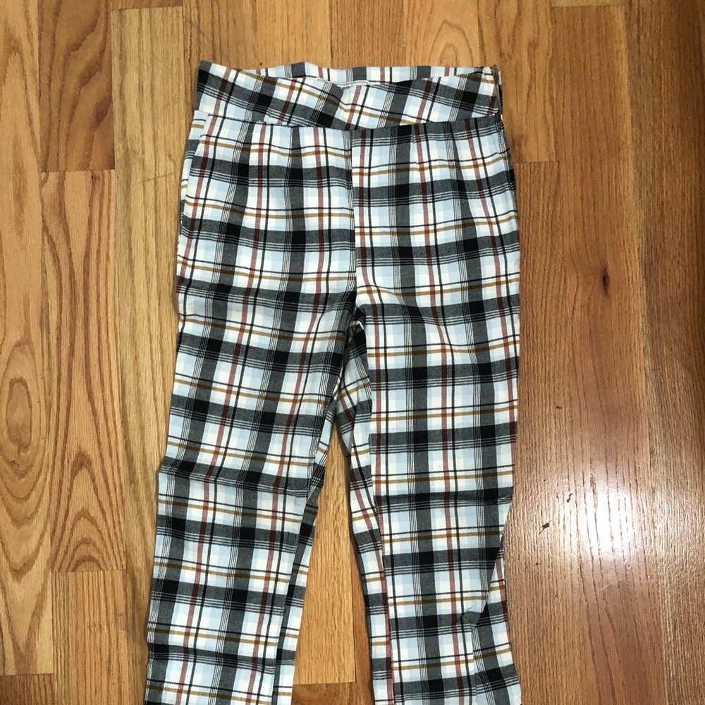 Free People skinny Plaid Pant